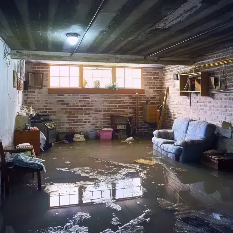 Flooded Basement Cleanup in Central High, OK